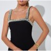 Pearls Strap Solid Dress
