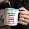 Penguin Mate Forever Love Custom Mug - Personalized Custom Coffee Mug - CPL223_MG