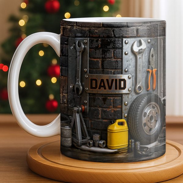 Perfect for DIY Enthusiasts and Car Lovers - Personalized Custom Coffee Mug - JBS076_MG