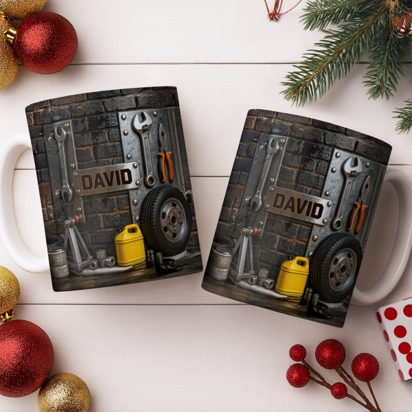 Perfect for DIY Enthusiasts and Car Lovers - Personalized Custom Coffee Mug - JBS076_MG