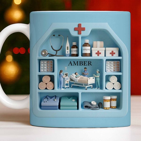 Perfect Gift for Healthcare Professionals - Personalized Custom Coffee Mug - DOC071_MG