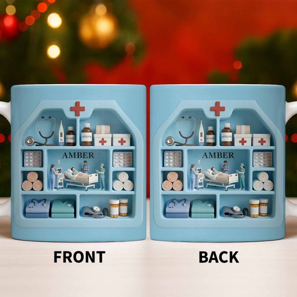 Perfect Gift for Healthcare Professionals - Personalized Custom Coffee Mug - DOC071_MG