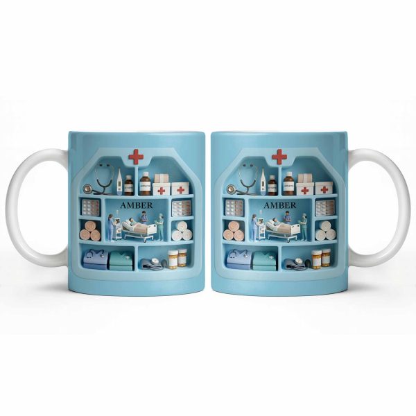 Perfect Gift for Healthcare Professionals - Personalized Custom Coffee Mug - DOC071_MG
