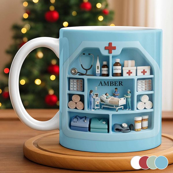 Perfect Gift for Healthcare Professionals - Personalized Custom Coffee Mug - DOC071_MG