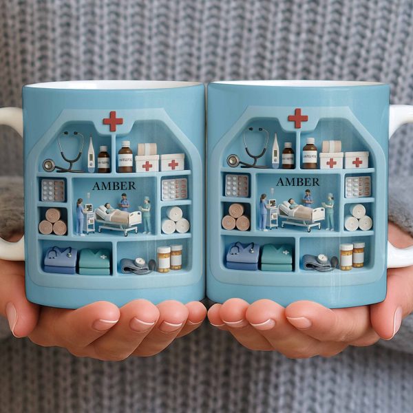 Perfect Gift for Healthcare Professionals - Personalized Custom Coffee Mug - DOC071_MG