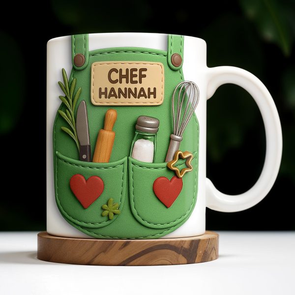 Perfect Gift For Passionate Cooks With Cooking Utensils - Personalized Custom Coffee Mug - COOK017_MG