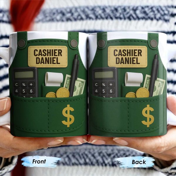 Perfect Gift For The Amazing Cashiers - Personalized Custom Coffee Mug - JBS008_MG