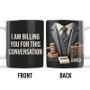 Perfect Gift For The Legal Professional In Your Life, Suit And Gavel - Personalized Custom Coffee Mug - GRAD301_MG