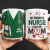 Personalize with Classic Nurse Themes, Stethoscope and Uniform - Personalized Custom Coffee Mug - MOM134_MG