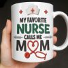 Personalize with Classic Nurse Themes, Stethoscope and Uniform - Personalized Custom Coffee Mug - MOM134_MG