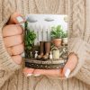 Personalize With Your Name, Plants And Gardening Tools - Personalized Custom Coffee Mug - GAR033_MG