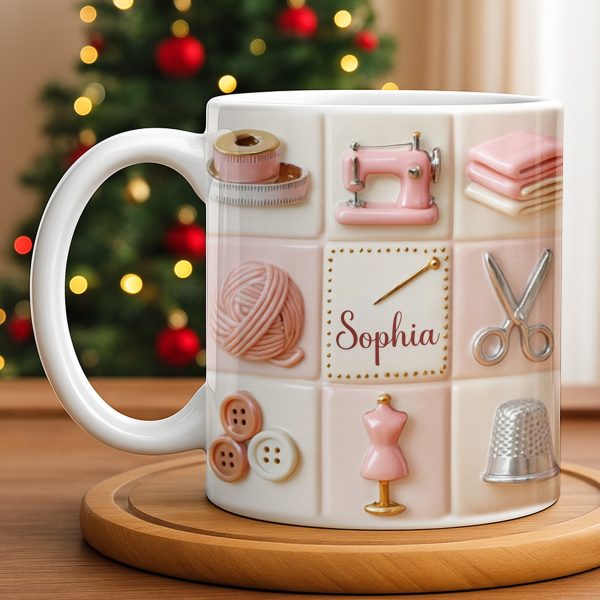 Personalize Your Creativity With Crafting Icons - Personalized Custom Coffee Mug - JBS066_MG
