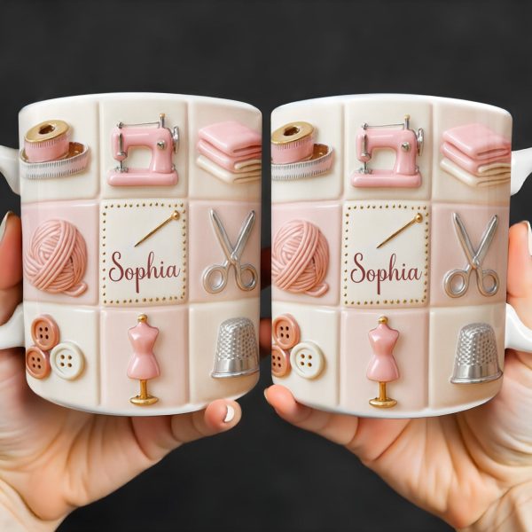 Personalize Your Creativity With Crafting Icons - Personalized Custom Coffee Mug - JBS066_MG