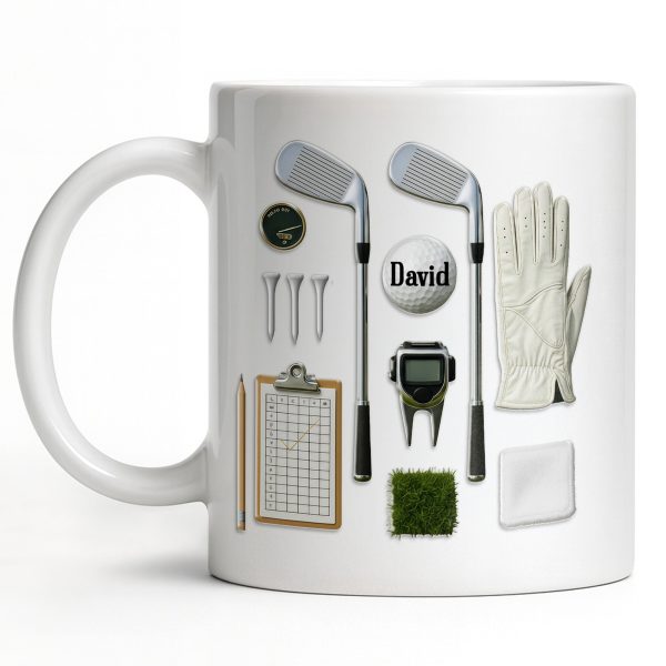 Personalize Your Golf Passion With Custom Accessories - Personalized Custom Coffee Mug - SPORT068_MG