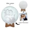 Personalized 3D Moon Photo Night Light