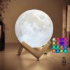 Personalized 3D Moon Photo Night Light