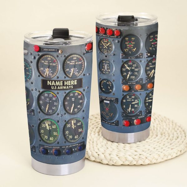 Personalized Aircraft Cockpit Mug, Gift For Airplane Lovers BLM-humix151223