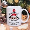 Personalized Baby's First Christmas On the Inside Mug, Custom Pregnancy Reveal Mug, Expecting Parents