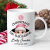 Personalized Baby's First Christmas On the Inside Mug, Custom Pregnancy Reveal Mug, Expecting Parents
