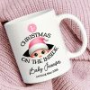 Personalized Baby's First Christmas On the Inside Mug, Custom Pregnancy Reveal Mug, Expecting Parents