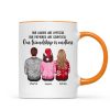 Personalized Best Friends Mug Gift, Personalized Friendship Gift, Soul Sister Christmas Gift for Best Friend, Long Distance Friendship Gift