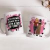 Personalized Best Friends Mug with Bold Funny Quote Custom Characters, Unique Gift for Your Bestie