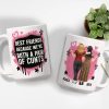 Personalized Best Friends Mug with Bold Funny Quote Custom Characters, Unique Gift for Your Bestie