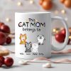 Personalized Cat Mum Mug Customizable Cat Design for Your Beloved Feline Family
