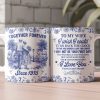 Personalized Ceramic Couple Mug with Custom Name for Anniversary Gift