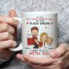 Personalized Ceramic Mug Funny Couple Cartoon Quote Gift for Boyfriend or Girlfriend Cute Flirty Coffee Mug
