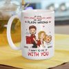 Personalized Ceramic Mug Funny Couple Cartoon Quote Gift for Boyfriend or Girlfriend Cute Flirty Coffee Mug