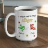 Personalized Ceramic Mug I Wish We Lived Closer Long-Distance Friendship Quote Unique Gift for Best Friend