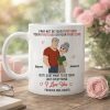 Personalized Ceramic Mug with Cute Cartoon Couple and I Love You Quote - Unique Romantic Gift for Him or Her