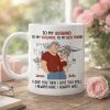 Personalized Ceramic Mug With Cute Couple Illustration, 'I Always Have I Always Will' Romantic Gift For Husband