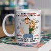 Personalized Ceramic Mug With Cute Couple Illustration, 'I Always Have I Always Will' Romantic Gift For Husband