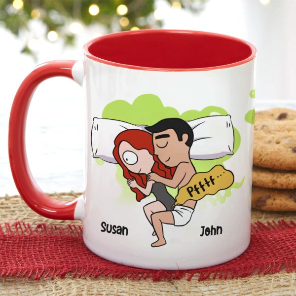 Personalized Coffee Mug Still Farting On Your Willy, Gift For Couple