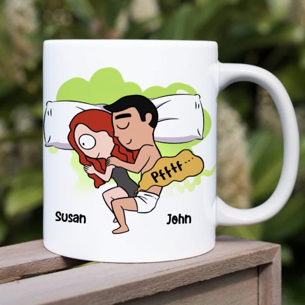 Personalized Coffee Mug Still Farting On Your Willy, Gift For Couple