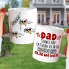 Personalized Coffee Mug Thanks For Entering Us Into A Race, Gift For Dad