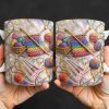 Personalized Crochet Lover's Delight With Yarn And Knitting Needles - Personalized Custom Coffee Mug - HOB042_MG