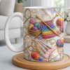 Personalized Crochet Lover's Delight With Yarn And Knitting Needles - Personalized Custom Coffee Mug - HOB042_MG