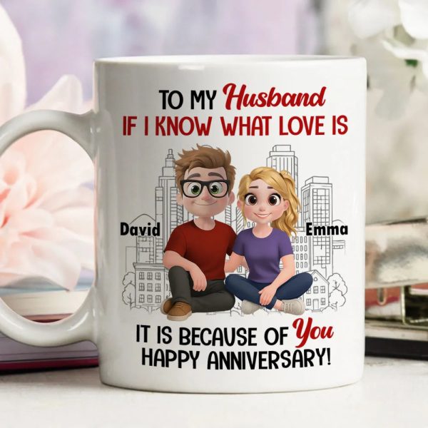 Personalized Cup with Custom Design for Anniversary Gift