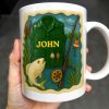 Personalized Custom Coffee Mug For Fishing Enthusiasts - Personalized Custom Coffee Mug - FISH001_MG