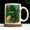 Personalized Custom Coffee Mug For Fishing Enthusiasts - Personalized Custom Coffee Mug - FISH001_MG
