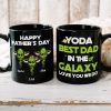 Personalized Dad Coffee Mug Best Dad In The Galaxy, Gift For Dad BLM-06HUHN300323