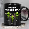 Personalized Dad Coffee Mug Best Dad In The Galaxy, Gift For Dad BLM-06HUHN300323