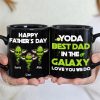 Personalized Dad Coffee Mug Best Dad In The Galaxy, Gift For Dad BLM-06HUHN300323