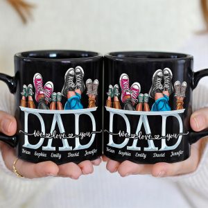 Personalized Dad Coffee Mug We Love You