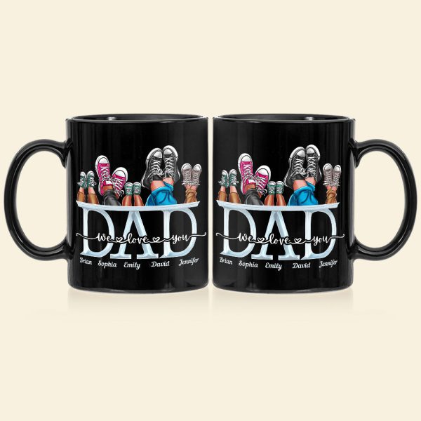 Personalized Dad Coffee Mug We Love You