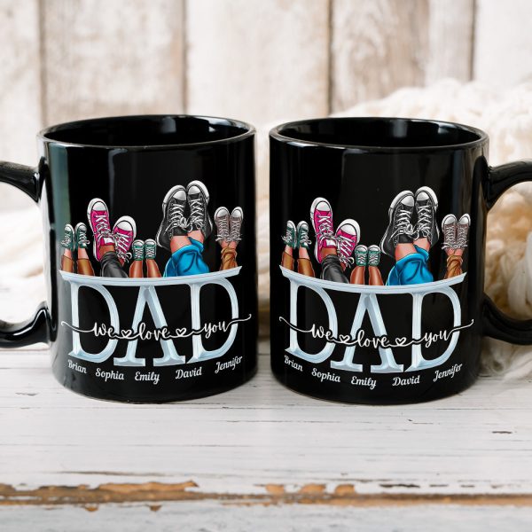 Personalized Dad Coffee Mug We Love You