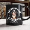 Personalized Dad Of A Spoiled Black Mug Funny Gift for Dog Lovers LM32 893179